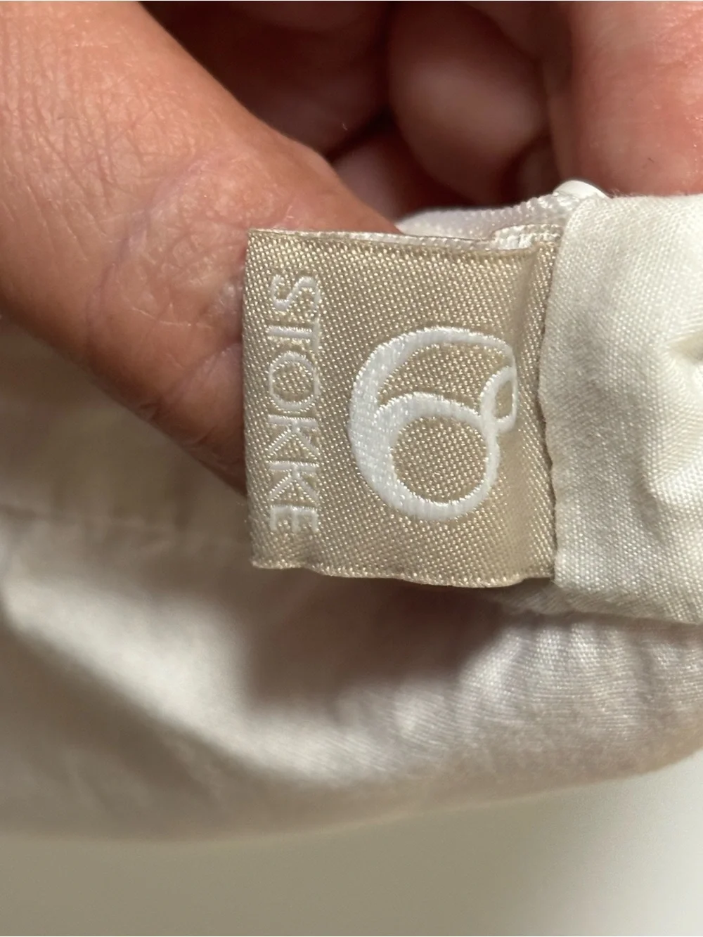 STOKKE Baby Bassinet Fitted Sheet Set – 2 Pack, Pink & White, 100% Cotton V3